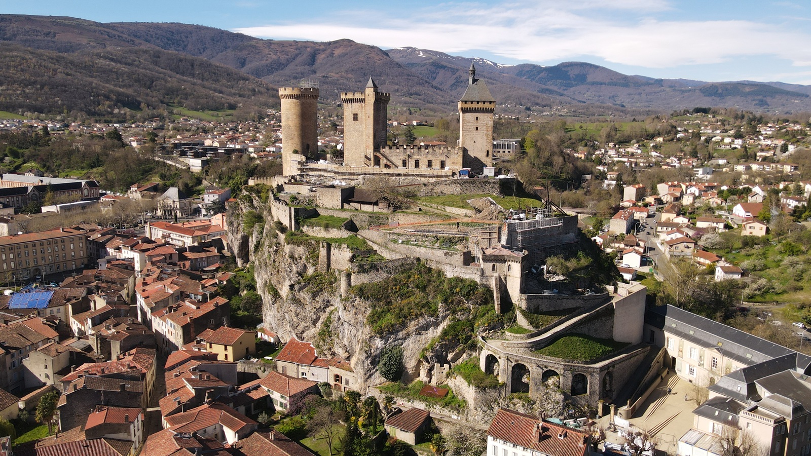Le château médiéval de Foix